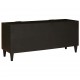 Sonata H ТВ шкаф Черен и златен 105 x 33 x 46 см мангово дърво масив