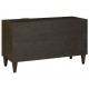Sonata H ТВ шкаф Черен и златен 80 x 33 x 46 см мангово дърво масив