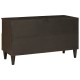 Sonata Cabinet TV Negru și Aur 80 x 33 x 46 cm Lemn prelucrat