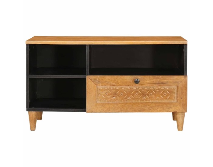 Sonata Cabinet TV cu sertar 80 x 33 x 46 cm Lemn de mango solid