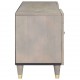 Sonata H ТВ шкаф с чекмедже с рафт Сив и златен 105 x 33.5 x 46 см