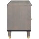 Sonata Cabinet TV cu sertar Gri 100 x 33 x 46 cm Lemn de mango solid