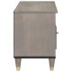 Sonata Cabinet TV cu sertar Gri 80 x 33 x 46 cm Lemn de mango solid