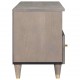 Sonata H ТВ шкаф с чекмедже с рафт Сив и златен 100 x 33.5 x 46 см