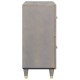 Sonata Bufet cu raft Gri și Aur 60 x 33 x 75 cm Lemn de mango solid