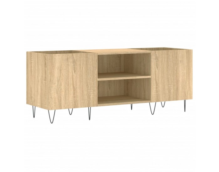 Sonata H Шкаф за винилови плочи сонома дъб 121x38x48 см инженерно дърво
