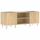 Sonata H Шкаф за винилови плочи сонома дъб 121x38x48 см инженерно дърво