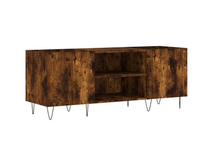 Sonata Dulap pentru discuri stejar afumat 121x38x48 cm, lemn prelucrat