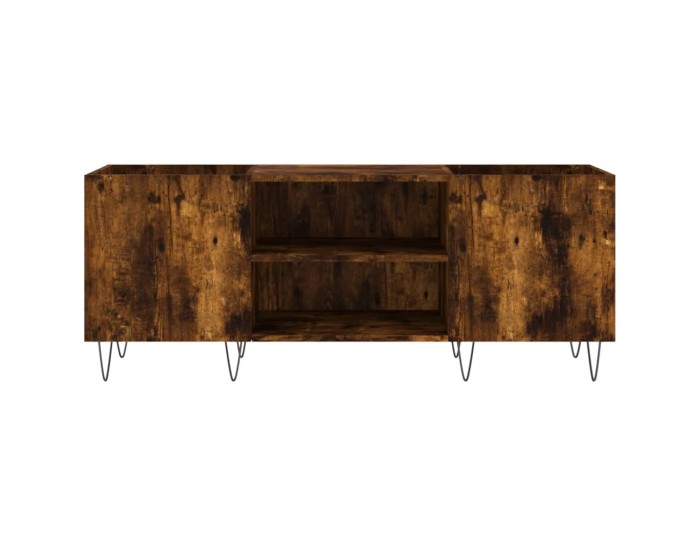 Sonata Dulap pentru discuri stejar afumat 121x38x48 cm, lemn prelucrat