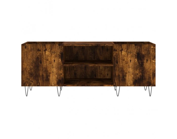 Sonata H Шкаф за винилови плочи опушен дъб 121x38x48 см инженерно дърво