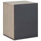 Sonata H Банен стенен шкаф със съхранение с врата Сив 38 x 33 x 48 см