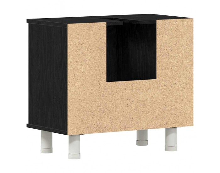 Sonata H Шкаф за баня с врата Черния дъб 60 x 32 x 54 см Инженерно дърво