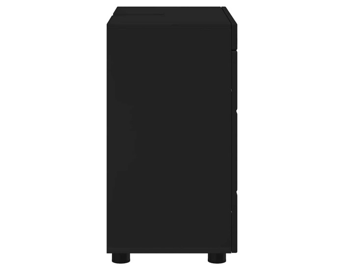 Sonata Set dulap baie TULUM Negru 60 x 34 x 63 cm Lemn prelucrat
