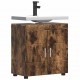 Sonata H Шкаф за баня с мивка с врата TULUM Опушен дъб 60 x 34 x 63 см