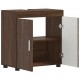 Sonata H Шкаф за баня с мивка с врата TULUM Кафяв дъб 60 x 34 x 63 см