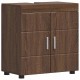 Sonata H Шкаф за баня с мивка с врата TULUM Кафяв дъб 60 x 34 x 63 см