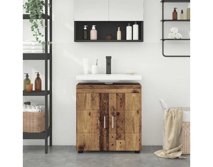 Sonata Set dulap baie TULUM Lemn vechi 60 x 34 x 63 cm Lemn prelucrat