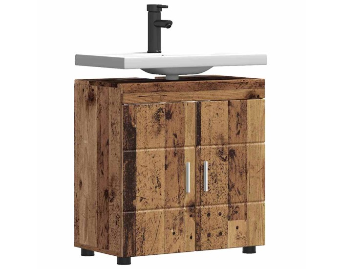 Sonata Set dulap baie TULUM Lemn vechi 60 x 34 x 63 cm Lemn prelucrat