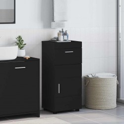 Sonata H Шкаф за баня TULUM Черно 37 x 31.5 x 82 см Инженерно дърво - Dulapuri de baie