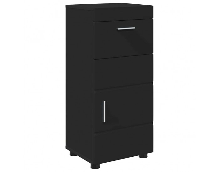 Sonata H Шкаф за баня TULUM Черно 37 x 31.5 x 82 см Инженерно дърво