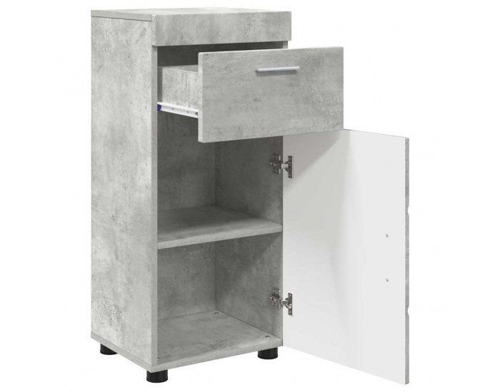 Sonata H Шкаф за баня с врата TULUM Бетонно сиво 37 x 31.5 x 82 см