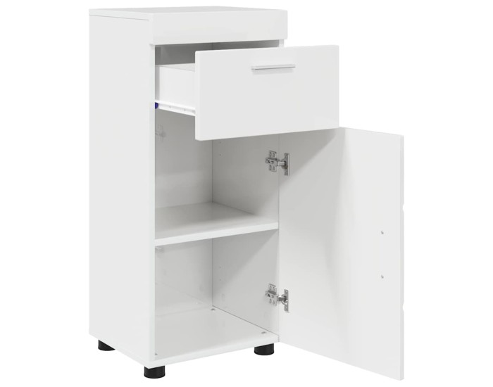Sonata Set dulap baie TULUM Alb lucios 37 x 31,5 x 82 cm
