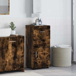 Sonata H Шкаф за баня TULUM Опушен дъб 37 x 31.5 x 82 см Инженерно дърво - Dulapuri de baie
