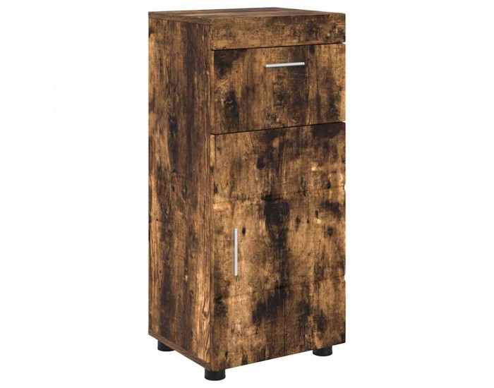 Sonata H Шкаф за баня TULUM Опушен дъб 37 x 31.5 x 82 см Инженерно дърво