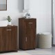 Sonata H Шкаф за баня TULUM Кафяв дъб 37 x 31.5 x 82 см Инженерно дърво