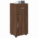 Sonata H Шкаф за баня TULUM Кафяв дъб 37 x 31.5 x 82 см Инженерно дърво
