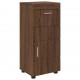 Sonata H Шкаф за баня TULUM Кафяв дъб 37 x 31.5 x 82 см Инженерно дърво