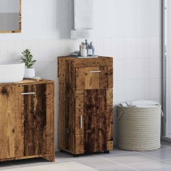 Sonata H Шкаф за баня със съхранение TULUM Старо дърво 37 x 31.5 x 82 см - Dulapuri de baie