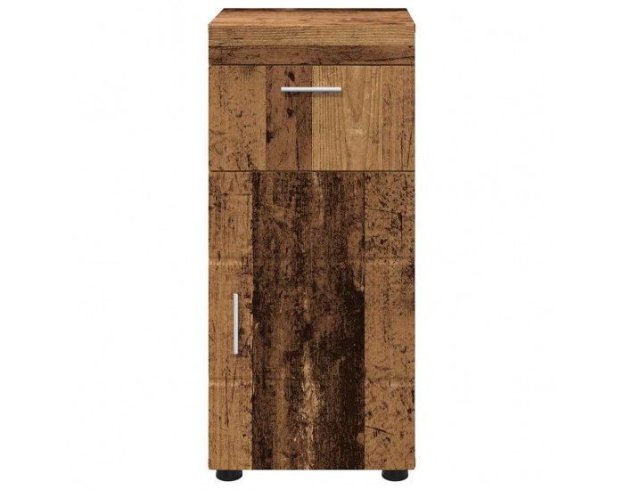 Sonata H Шкаф за баня със съхранение TULUM Старо дърво 37 x 31.5 x 82 см