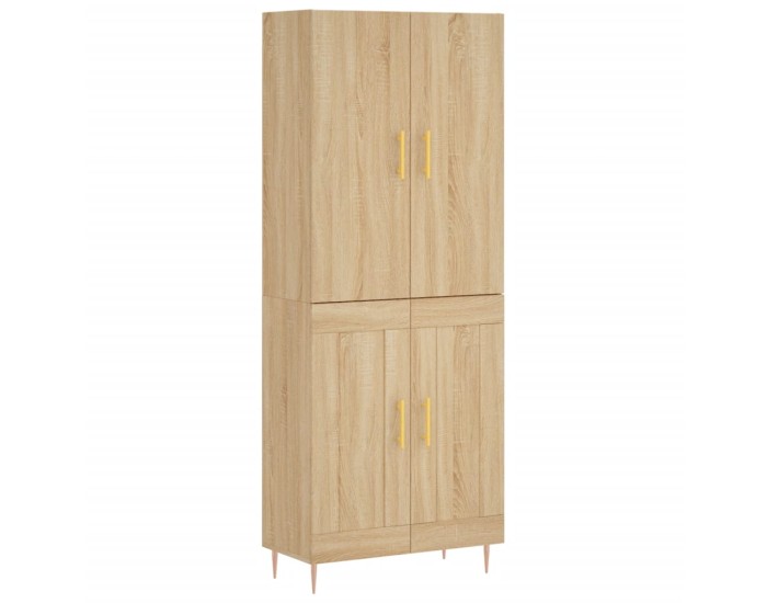 Sonata Dulap înalt, stejar sonoma, 69,5x34x180 cm, lemn compozit