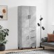 Sonata H Висок шкаф, бетонно сив, 69,5x34x180 см, инженерно дърво
