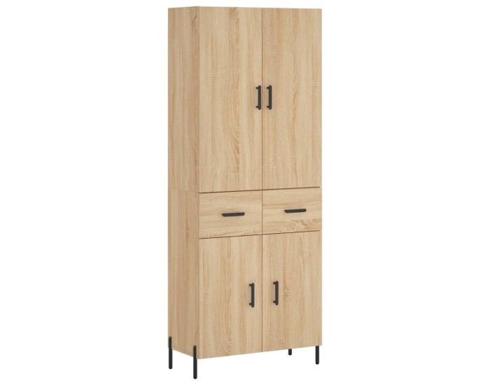 Sonata Dulap înalt, stejar sonoma, 69,5x34x180 cm, lemn compozit