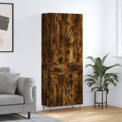 Sonata H Висок шкаф, опушен дъб, 69,5x34x180 см, инженерно дърво - Corpuri, vitrine, biblioteci modulare