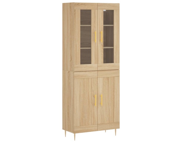 Sonata Dulap înalt, stejar sonoma, 69,5x34x180 cm, lemn compozit