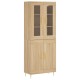 Sonata Dulap înalt, stejar sonoma, 69,5x34x180 cm, lemn compozit