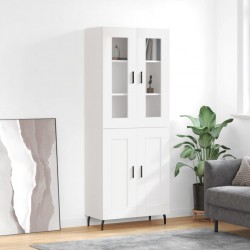 Sonata Dulap înalt, alb, 69,5x34x180 cm, lemn compozit