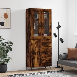 Sonata H Висок шкаф, опушен дъб, 69,5x34x180 см, инженерно дърво - Corpuri, vitrine, biblioteci modulare