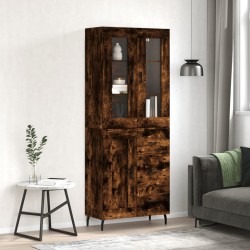Sonata H Висок шкаф, опушен дъб, 69,5x34x180 см, инженерно дърво - Corpuri, vitrine, biblioteci modulare