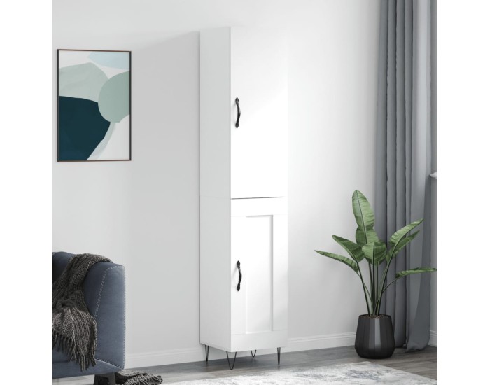 Sonata Dulap înalt, alb, 34,5x34x180 cm, lemn prelucrat