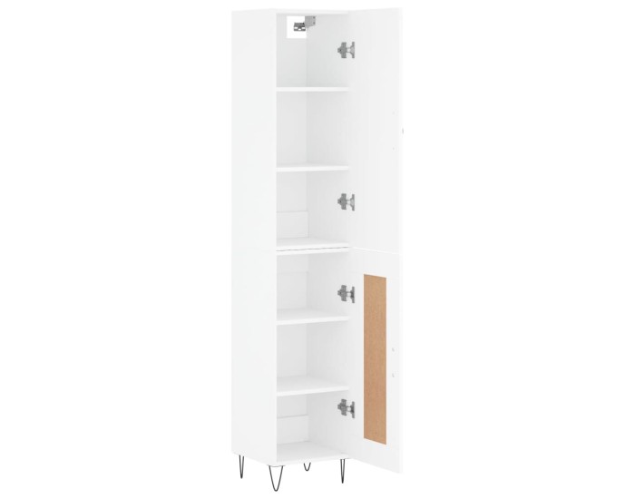 Sonata Dulap înalt, alb, 34,5x34x180 cm, lemn prelucrat