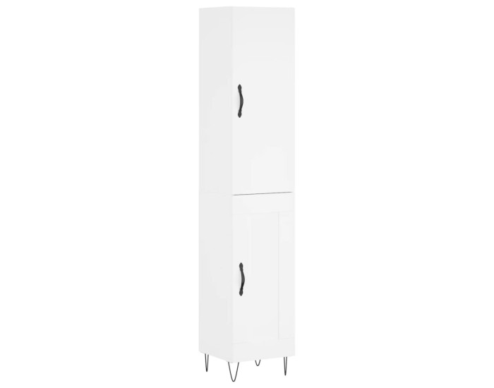 Sonata Dulap înalt, alb, 34,5x34x180 cm, lemn prelucrat