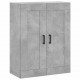 Sonata H Висок шкаф, бетонно сив, 69,5x34x180 см, инженерно дърво