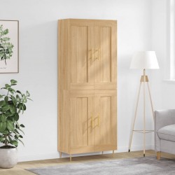 Sonata H Висок шкаф, дъб сонома, 69,5x34x180 см, инженерно дърво - Living