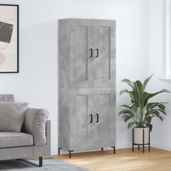 Sonata H Висок шкаф, бетонно сив, 69,5x34x180 см, инженерно дърво - Corpuri, vitrine, biblioteci modulare
