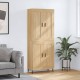 Sonata H Висок шкаф, дъб сонома, 69,5x34x180 см, инженерно дърво