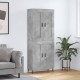 Sonata Dulap înalt, gri beton, 69,5x34x180, lemn compozit